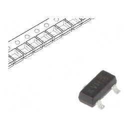 Diodă Zener 0,3W 12V SMD SOT23 dublă catod comun | Electronic-mag.ro | Componente Electronice