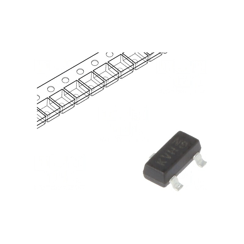 Diodă Zener 0,3W 12V SMD SOT23 dublă catod comun | Electronic-mag.ro | Componente Electronice