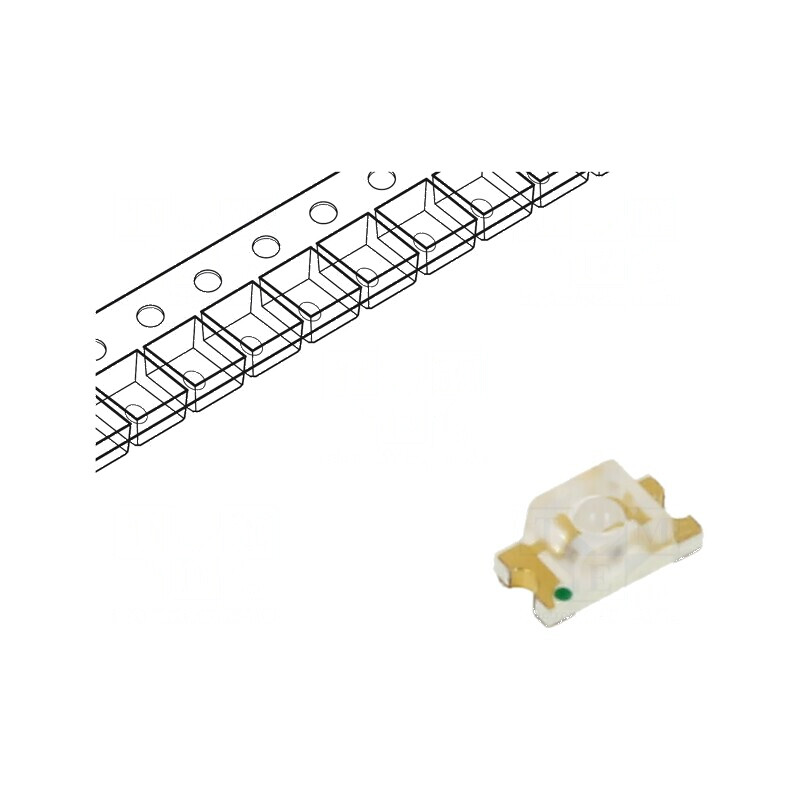 LED SMD 1206 galben 3,2x1,6x1,4mm 20mA λd: 586-594nm | Electronic-mag.ro | Componente Electronice LED SMD 1206 galben 3,2x1,6x1,4mm 20mA λd: 586-594nm | Electronic-mag.ro | Componente Electronice