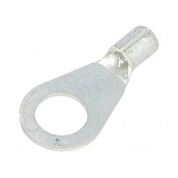 Vârf inelar M6 pentru cablu neizolat, 1÷2,5mm², crimpat, cositorit | Electronic-mag.ro | Componente Electronice