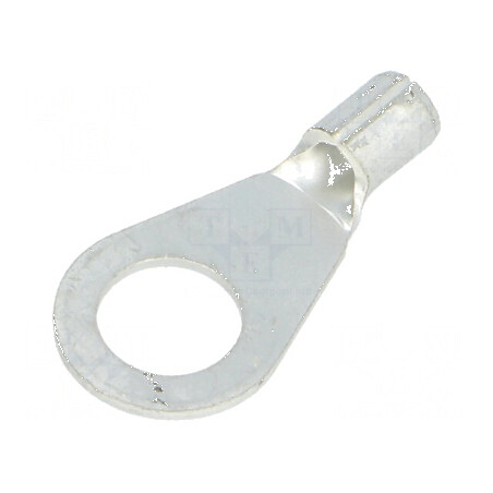 Vârf inelar M6 pentru cablu neizolat, 1÷2,5mm², crimpat, cositorit | Electronic-mag.ro | Componente Electronice