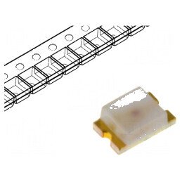 LED SMD 0805 verde 4,5-15mcd 2x1,25x0,8mm 170° 20mA λd: 572nm | Electronic-mag.ro | Componente Electronice