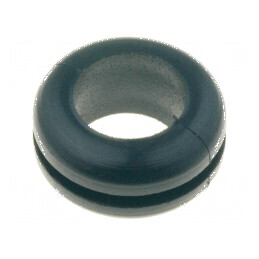Manșon PVC negru 8mm x 6mm, temperatură -30° până la 60°C, UL94V-2 | Electronic-mag.ro | Componente Electronice