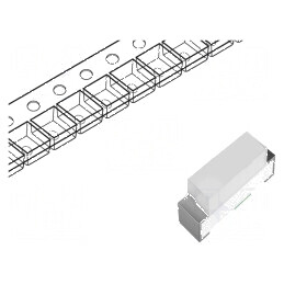 Emițător IR 0603 940nm 100mW 140° transparent | Electronic-mag.ro | Componente Electronice