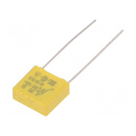 Condensator polipropilenă X2 3,3nF 10,5x9x4mm THT ±10% | Electronic-mag.ro | Componente Electronice