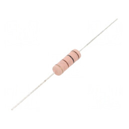 Rezistor metal oxide THT 100Ω 5W ±5% Ø6x17mm axial | Electronic-mag.ro | Componente Electronice