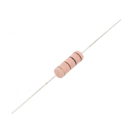 Rezistor metal oxide THT 100Ω 5W ±5% Ø6x17mm axial | Electronic-mag.ro | Componente Electronice