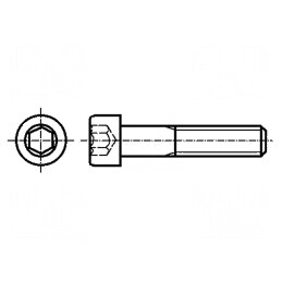 Şurub M6x20 cu cap rotund imbus HEX 5mm DIN 912 | Electronic-mag.ro | Componente Electronice