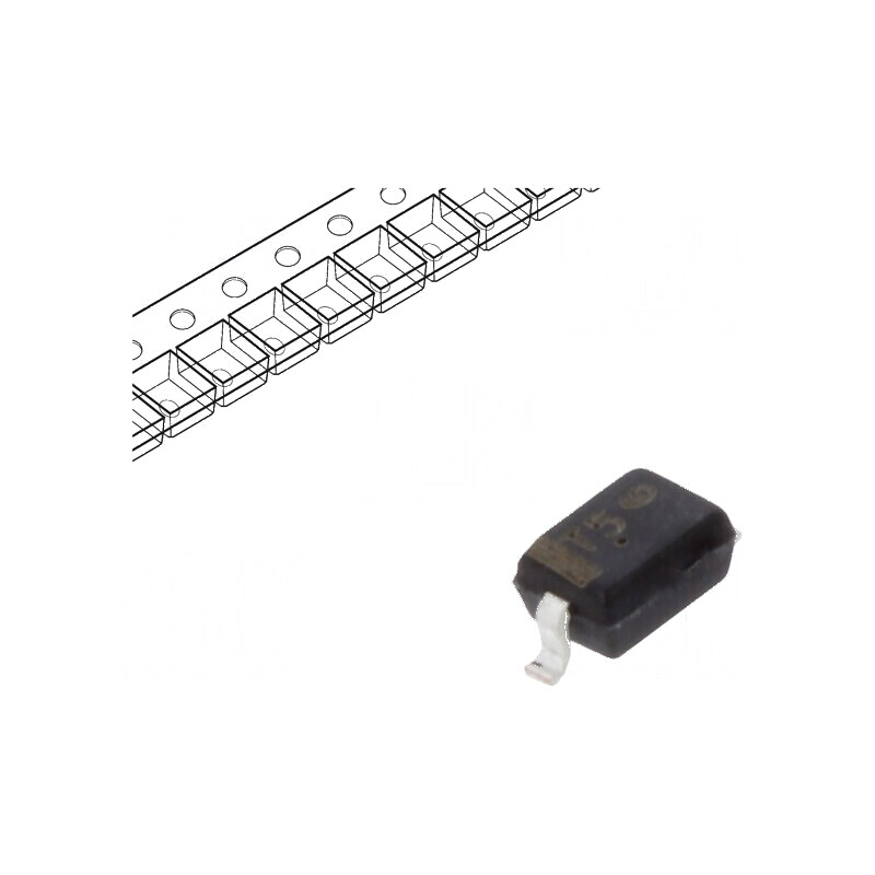 Diodă Zener 0,3W 3,3V SMD SOD323 | Electronic-mag.ro | Componente Electronice