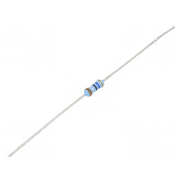 Rezistor film subțire THT 3,6Ω 600mW ±1% Ø2,5x6,5mm 50ppm/°C | Electronic-mag.ro | Componente Electronice
