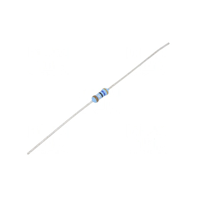 Rezistor film subțire THT 3,6Ω 600mW ±1% Ø2,5x6,5mm 50ppm/°C | Electronic-mag.ro | Componente Electronice