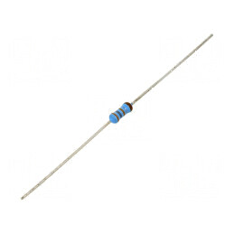 Rezistor film subțire THT 3,83Ω 600mW ±1% Ø2,5x6,5mm 50ppm/°C | Electronic-mag.ro | Componente Electronice
