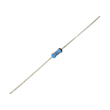 Rezistor film subțire THT 3,83Ω 600mW ±1% Ø2,5x6,5mm 50ppm/°C | Electronic-mag.ro | Componente Electronice