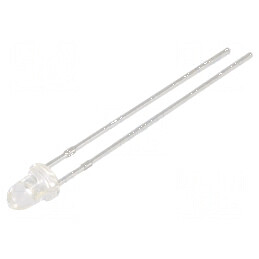 LED roșie 800-1000mcd 20° convex | Electronic-mag.ro | Componente Electronice