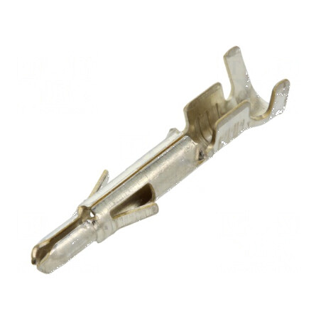 Pin tată alamă cositorit 20AWG 16AWG 0,5-1,5mm2 NLS crimpat | Electronic-mag.ro | Componente Electronice