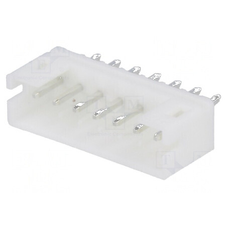 Conector cablu-placă soclu tată PIN 7 Pas 2mm THT 1A 100V | Electronic-mag.ro | Componente Electronice