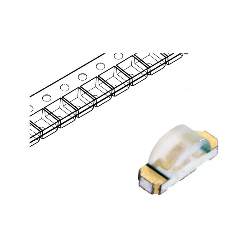 LED SMD 1206 Albastru 28-180mcd 3,2x1x1,5mm 130° 2,8-3,8V | Electronic-mag.ro | Componente Electronice LED SMD 1206 Albastru 28-180mcd 3,2x1x1,5mm 130° 2,8-3,8V | Electronic-mag.ro | Componente Electronice