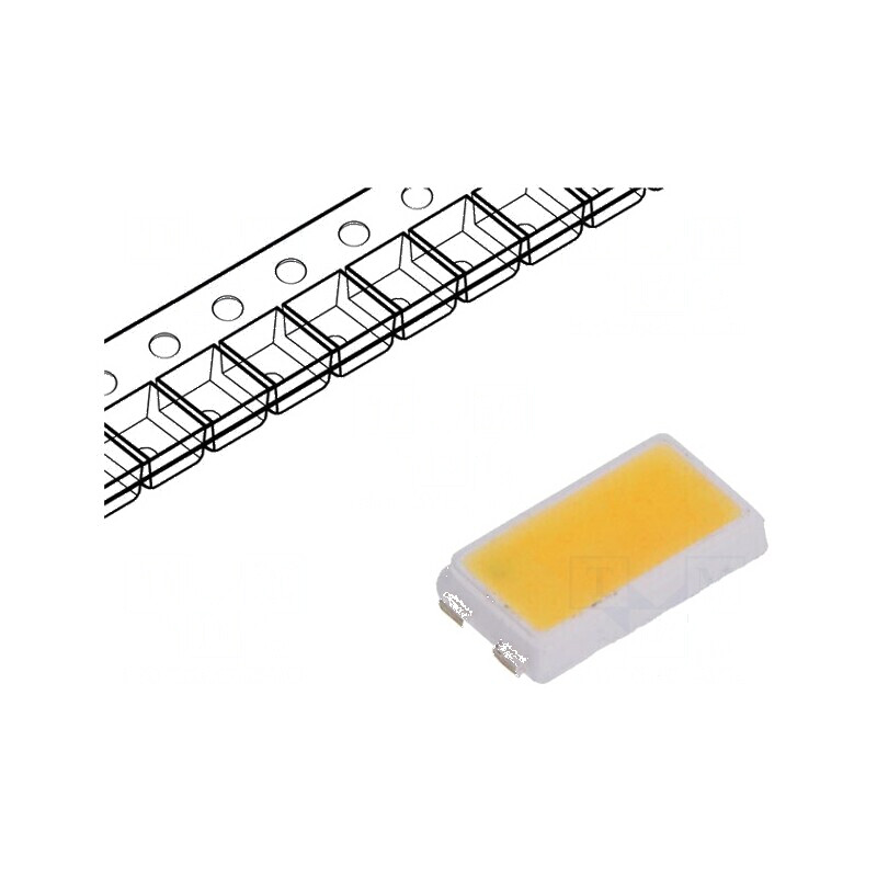 Banda LED SMD 5630 alb cald 3000K 28,5÷34,5lm 120° | Electronic-mag.ro | Componente Electronice