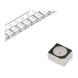 LED SMD PLCC2 galben 1,21-3,03lm 355-1120mcd 3x3,4x2,1mm | Electronic-mag.ro | Componente Electronice