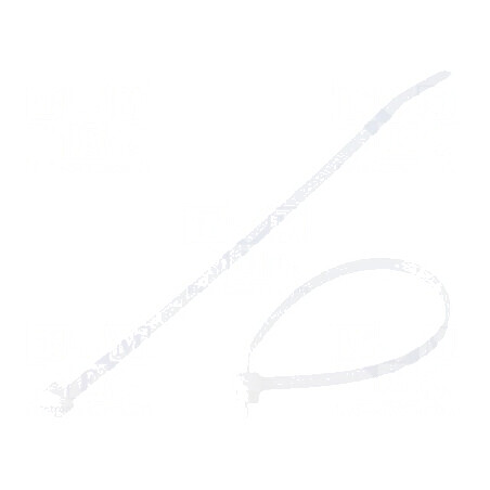 Colier de strângere poliamidă 142mm 3,6mm 178N naturală | Electronic-mag.ro | Componente Electronice
