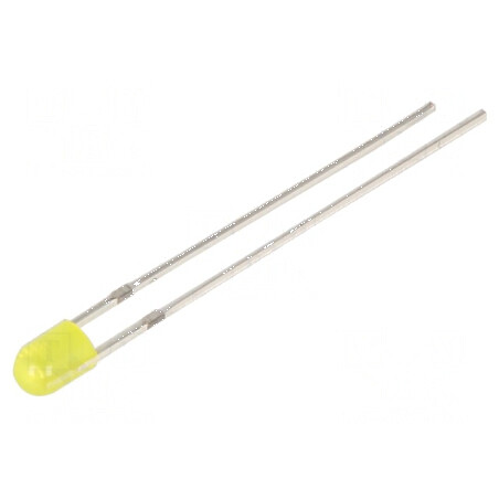 LED galben 3mm 120÷150mcd 120° convex 78mW | Electronic-mag.ro | Componente Electronice