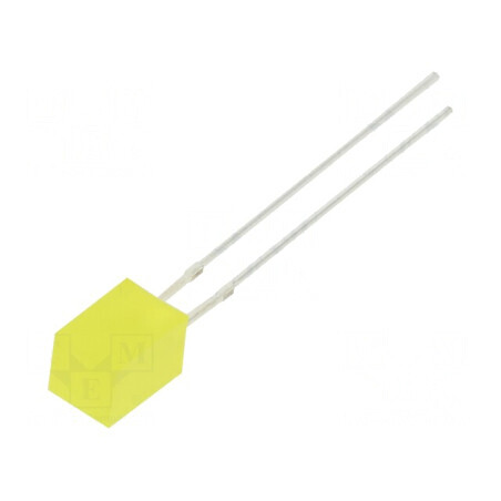 LED dreptunghiular galben 5x5x7mm 150-220mcd 140° 20mA | Electronic-mag.ro | Componente Electronice