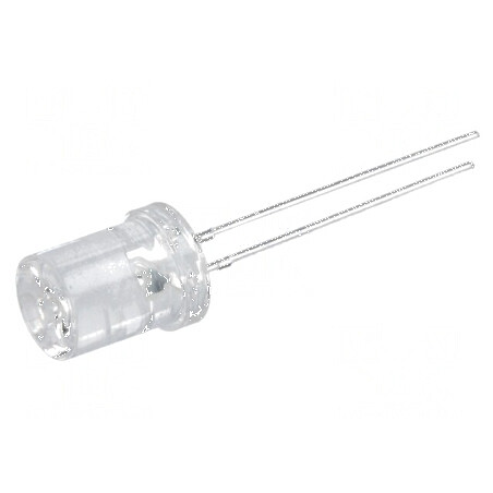 LED albastru 8mm 100-150mcd 120° concav | Electronic-mag.ro | Componente Electronice