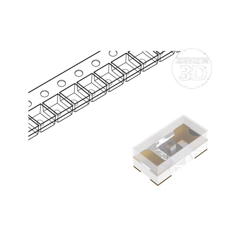 LED SMD 0402 galben-verde 20-40mcd 1x0,5x0,4mm 120° 20mA | Electronic-mag.ro | Componente Electronice