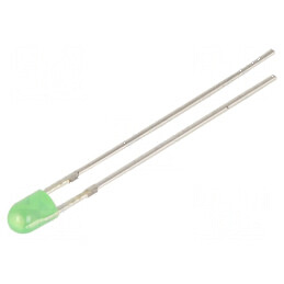 LED 3mm galben-verde 68-100mcd 120° convex | Electronic-mag.ro | Componente Electronice