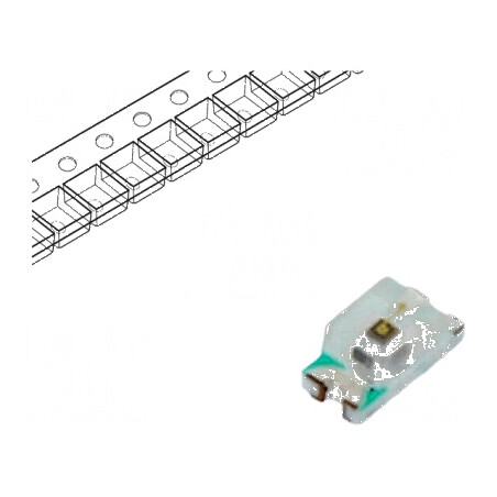 Emițător IR 850nm transparent SMD 120° Dimensiune 1,6x0,8x0,6mm | Electronic-mag.ro | Componente Electronice