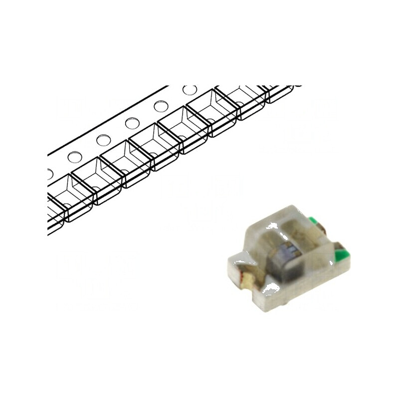 LED SMD 0805 Alb Cald 350-450mcd 20mA 3,3-3,6VDC | Electronic-mag.ro | Componente Electronice