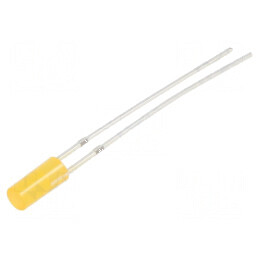 LED 3mm portocalie 150-220mcd 110° plat 78mW | Electronic-mag.ro | Componente Electronice