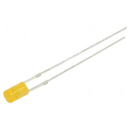 LED 3mm portocalie 100-150mcd 140° plat 78mW | Electronic-mag.ro | Componente Electronice