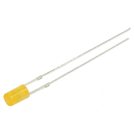 LED 3mm portocalie 100-150mcd 140° plat 78mW | Electronic-mag.ro | Componente Electronice