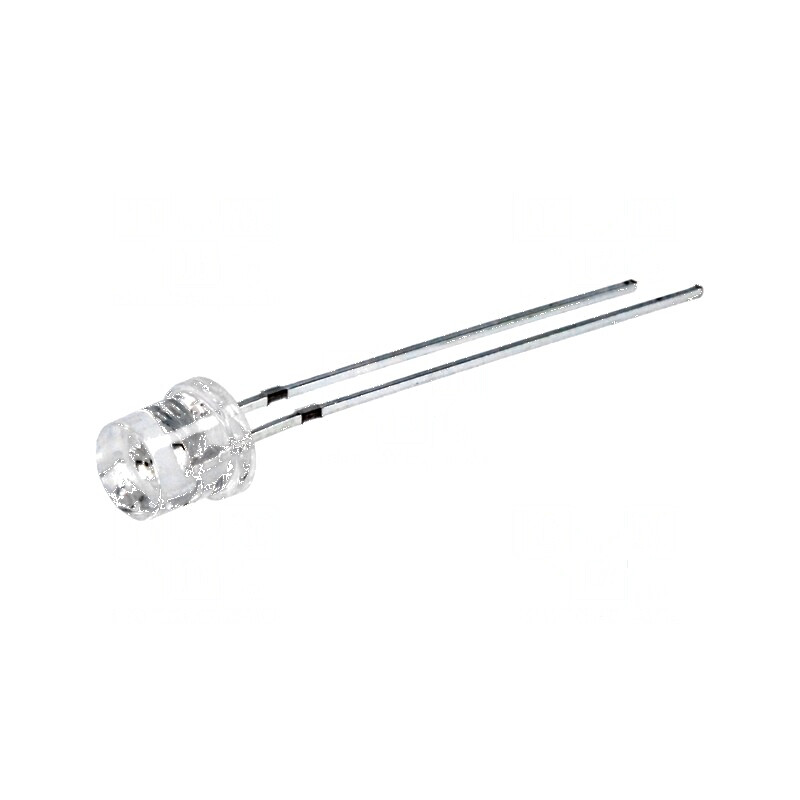 LED 5mm portocalie 330-450mcd 140° plat | Electronic-mag.ro | Componente Electronice