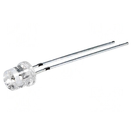 LED 5mm portocalie 330-450mcd 140° plat | Electronic-mag.ro | Componente Electronice