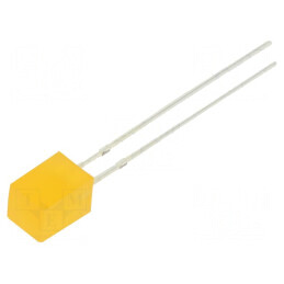 LED dreptunghiular portocalie 5x5x7mm 150÷220mcd 140° 20mA | Electronic-mag.ro | Componente Electronice