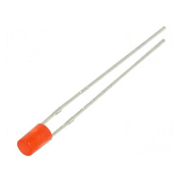 LED 3mm roșie 68-100mcd 140° plat nr. term 2 | Electronic-mag.ro | Componente Electronice