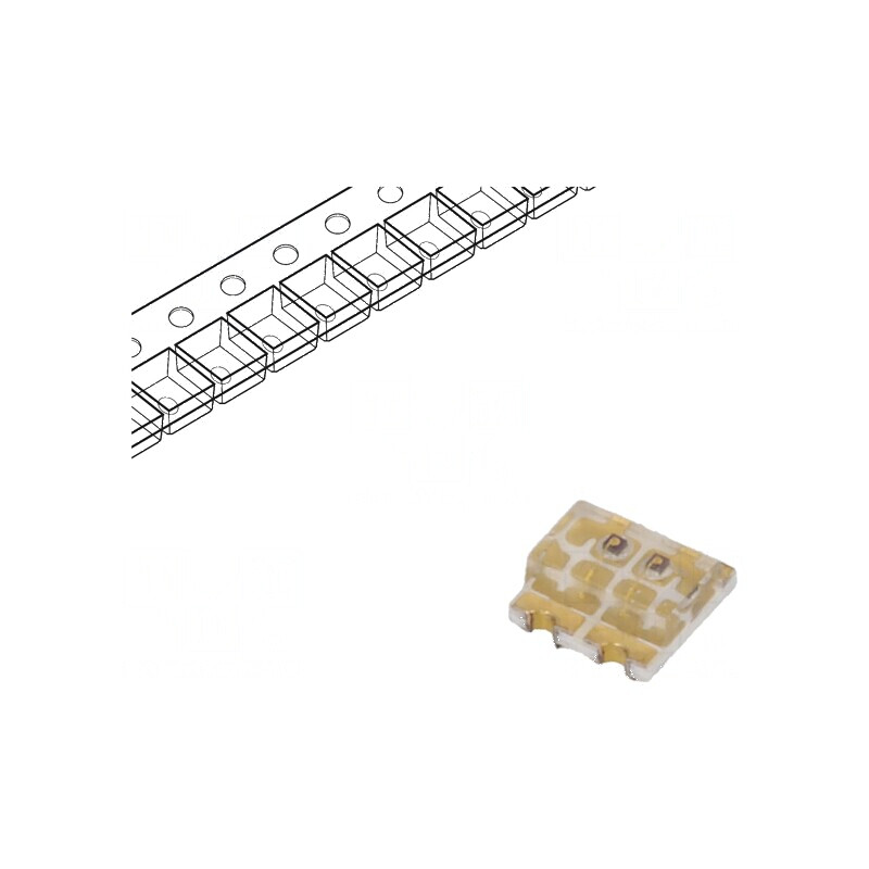 LED SMD 0606 galben/galben verde 1,6x1,6mm 20mA | Electronic-mag.ro | Componente Electronice