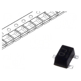 Tranzistor N-MOSFET 50V 200mA 0,8A 150mW ESD | Electronic-mag.ro | Componente Electronice