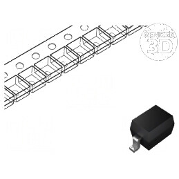 Diodă TVS 120W 7,5V unidirecțională SOD523, rola 1m | Electronic-mag.ro | Componente Electronice