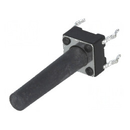Microîntrerupător TACT SPST-NO 0,05A/12VDC THT | Electronic-mag.ro | Componente Electronice