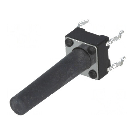 Microîntrerupător TACT SPST-NO 0,05A/12VDC THT | Electronic-mag.ro | Componente Electronice