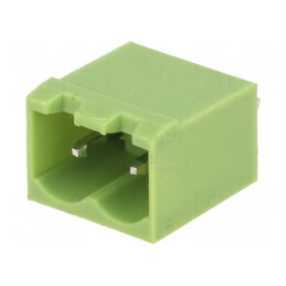 Regletă de conexiuni deconectabilă 5,08mm, 2 piste | Electronic-mag.ro | Componente Electronice