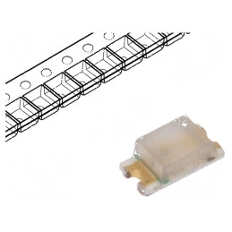 LED SMD 0603 galben 63-100mcd 1,6x0,8x0,55mm 2,2V 20mA 54mW | Electronic-mag.ro | Componente Electronice