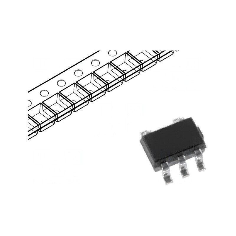 IC digital CMOS SMD SC70-5 2÷5,5VDC -55÷125°C | Electronic-mag.ro | Componente Electronice