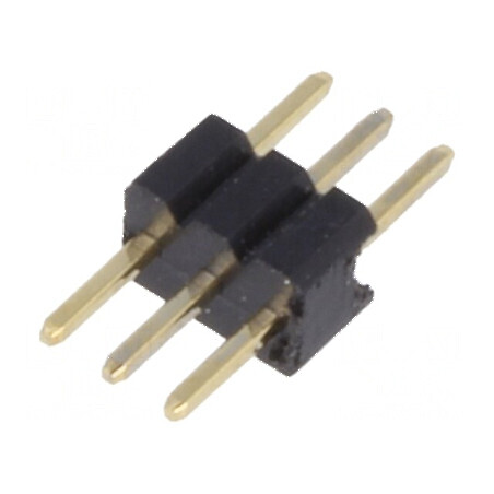 Conector şiruri pini tată 3 PIN 1,27mm THT | Electronic-mag.ro | Componente Electronice