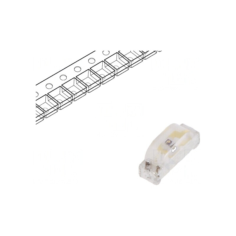LED SMD 0804 galben 36÷57mcd 2,1x1x0,6mm 130° 20mA 589nm | Electronic-mag.ro | Componente Electronice