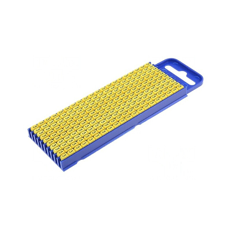 Markere Marcaj galbene 2,8÷3,8mm poliamidă -40÷85°C WIC | Electronic-mag.ro | Componente Electronice Markere Marcaj galbene 2,8÷3,8mm poliamidă -40÷85°C WIC | Electronic-mag.ro | Componente Electronice
