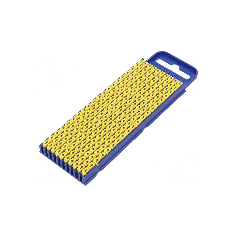 Markere poliamidă galbenă 2,8-3,8mm -40-85°C cu împingere | Electronic-mag.ro | Componente Electronice